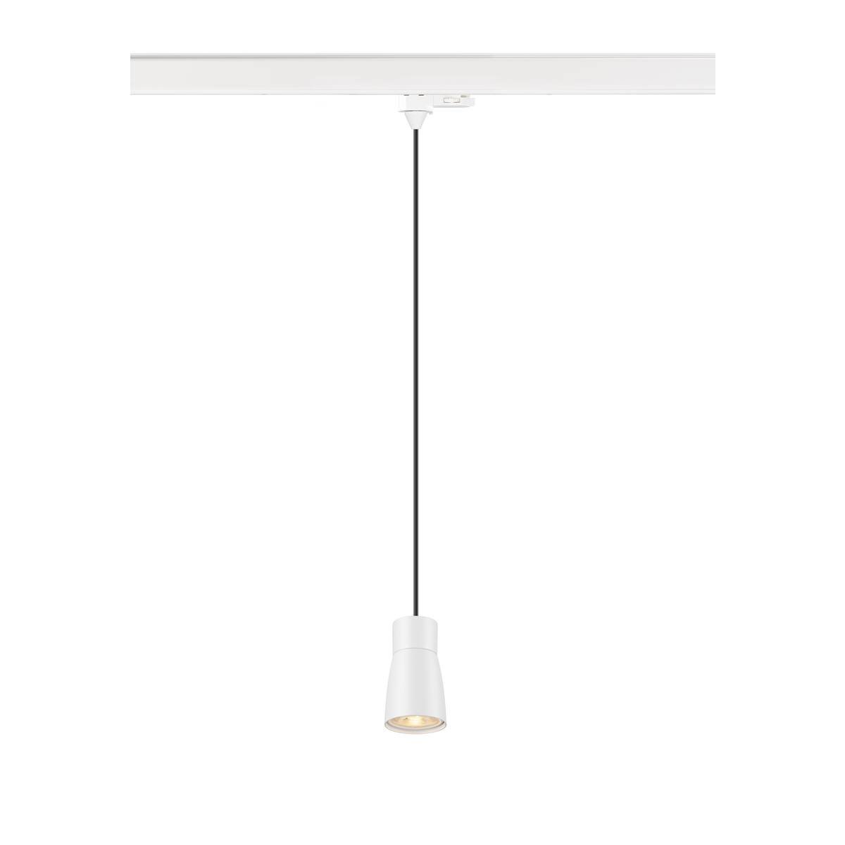 LA 1008283 PURI 2.0 Dome 3~ závěsné světlo, GU10, délka závěsu 200cm, 1x max. 6W, bílá barva - BIG WHITE (SLV)