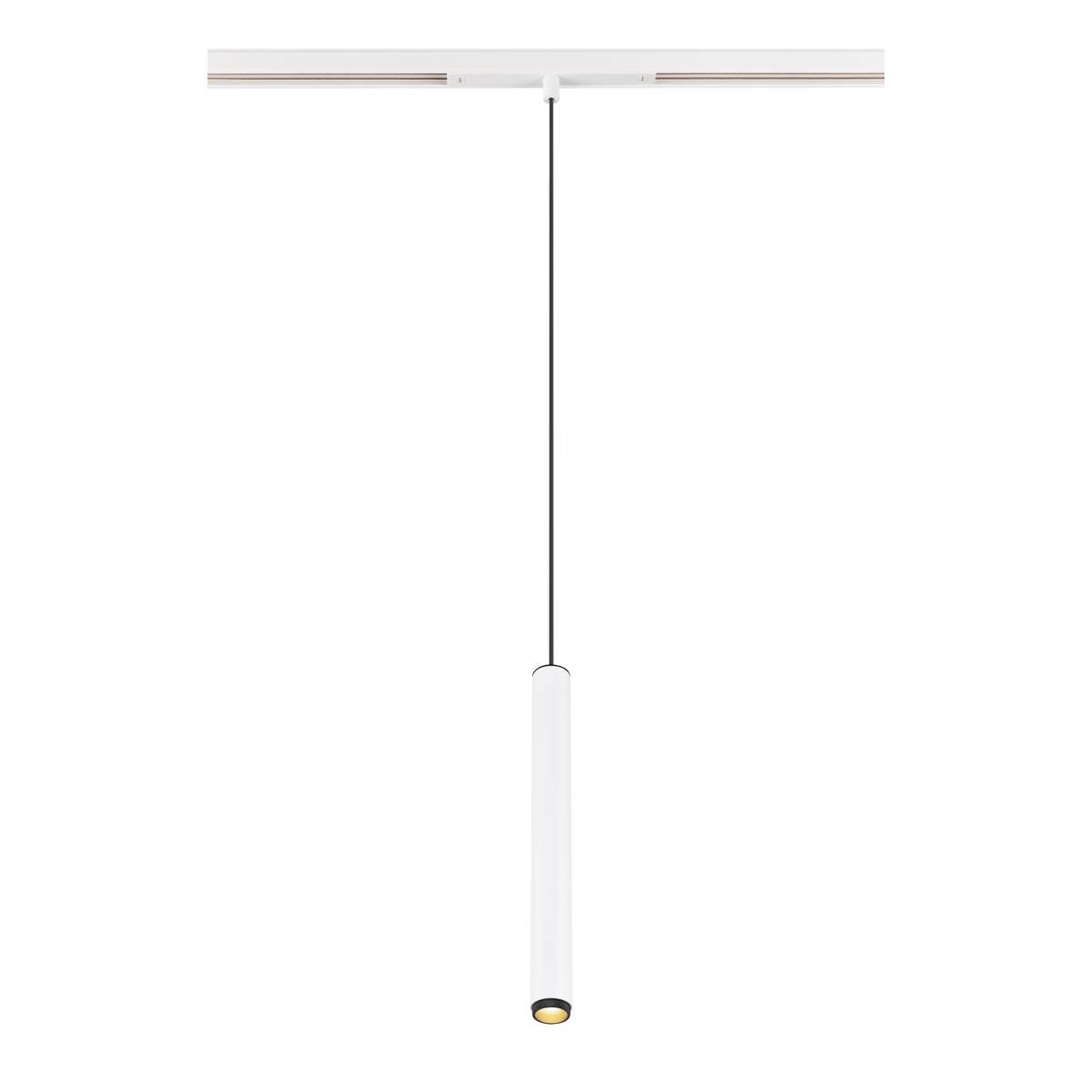 LA 1008464 GRIP! S 48V závěsné svítidlo, délka závěsu 200cm, 2000-3000 K, 29°, DALI, Dim-to-Warm, bílá / černá - BIG WHITE (SLV)