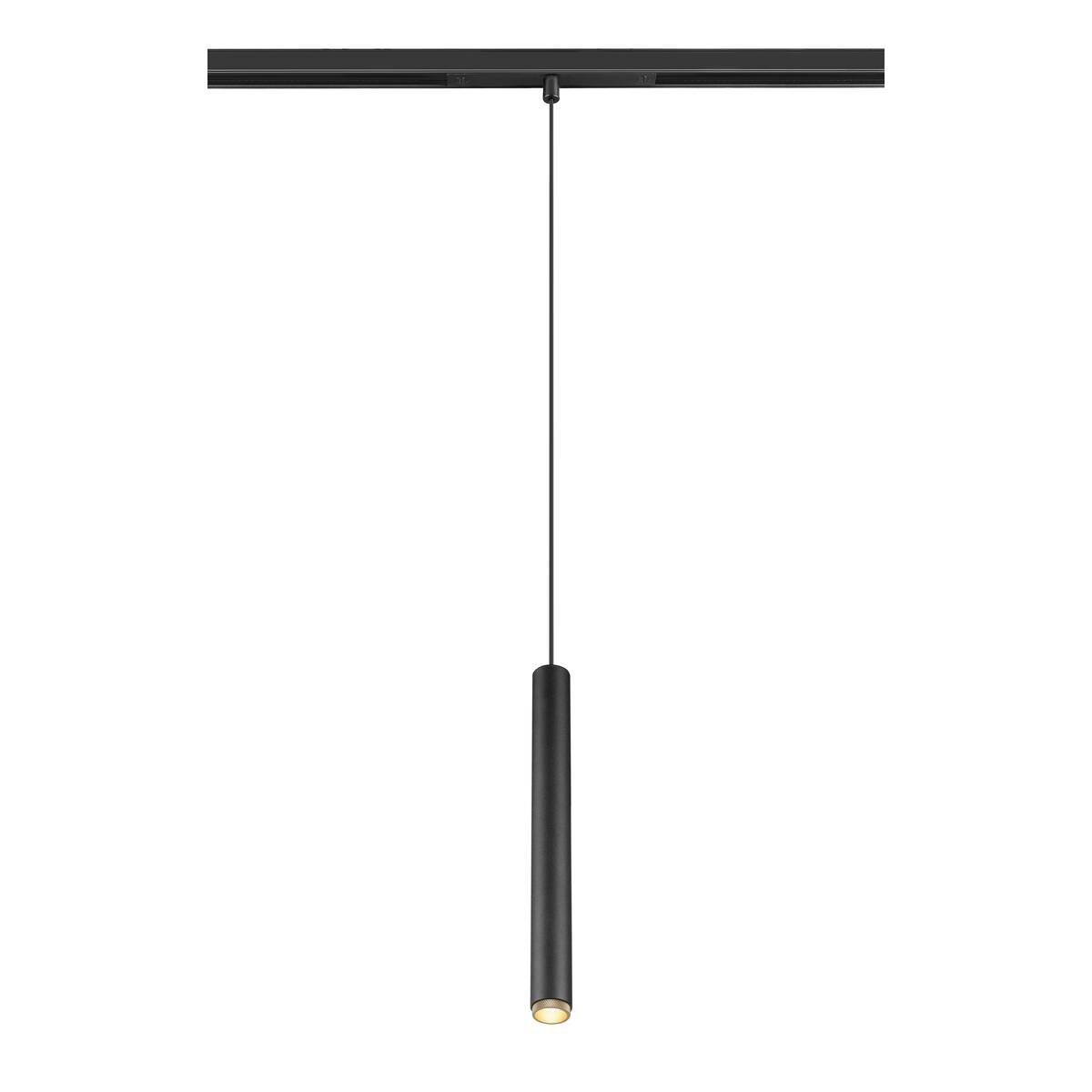 LA 1008466 GRIP! S 48V závěsné svítidlo, délka závěsu 200 cm, 2000-3000 K, 29°, DALI, Dim-to-Warm, černá / zlatá - BIG WHITE (SLV)