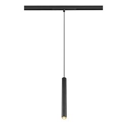 Obrázek pro produkt GRIP! S 48V závěsné svítidlo, délka závěsu 200 cm, 2000-3000 K, 29°, DALI, Dim-to-Warm, černá / zlatá - BIG WHITE (SLV)