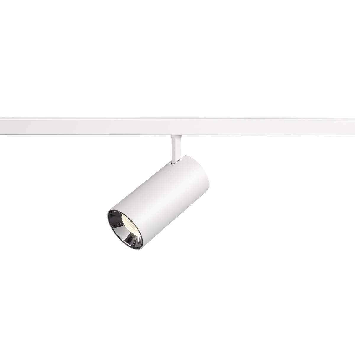 LA 1006758 NUMINOS® S 48V TRACK DALI spot, bílý / chrom, 16W, 1170lm, 4000K, CRI90, 55° - BIG WHITE (SLV)