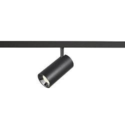 Obrázek pro produkt NUMINOS® S 48V TRACK DALI spot, černý / chrom, 16W, 1350lm, 4000K, CRI90, 20° - BIG WHITE (SLV)