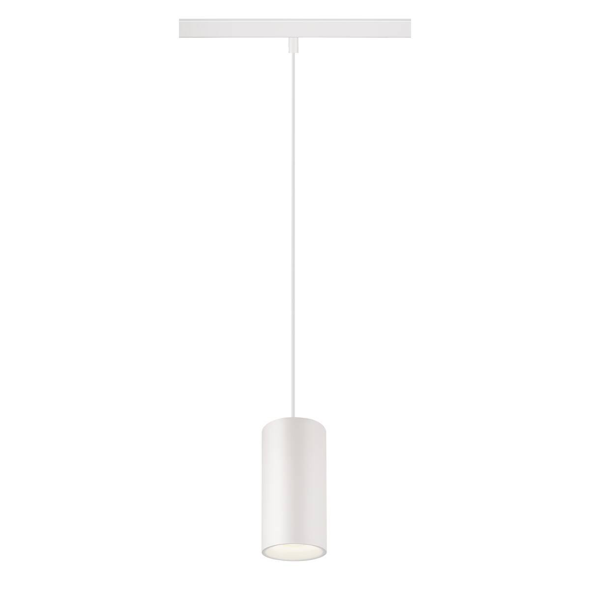 LA 1006859 NUMINOS® S 48V TRACK DALI závěsné svítidlo, bílá / bílá, 16W, 1350lm, 4000K, CRI90, 20° - BIG WHITE (SLV)