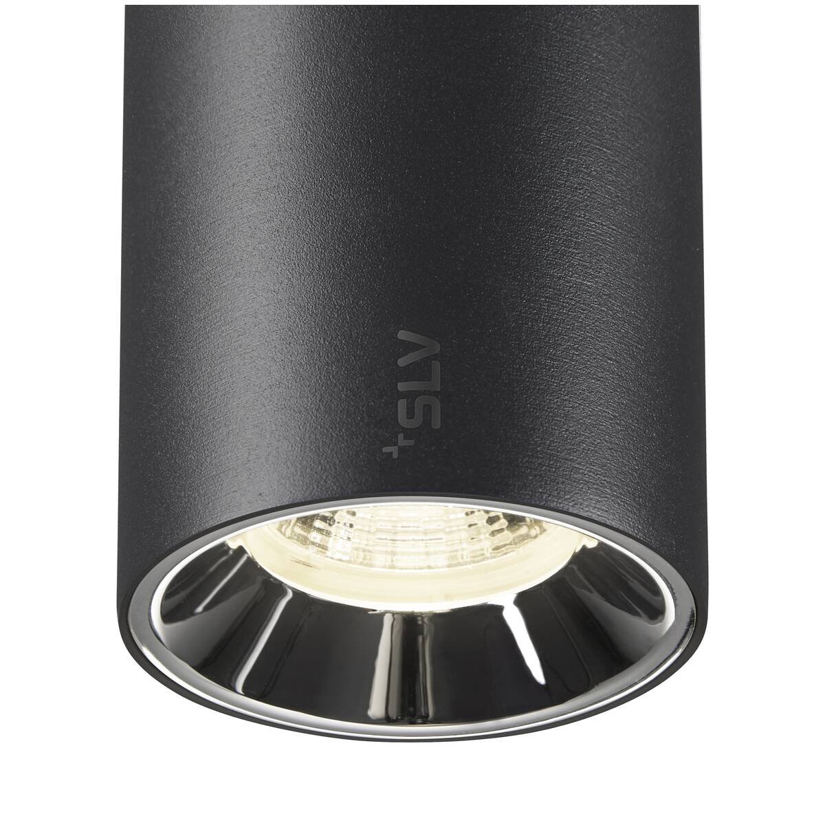 LA 1006854 NUMINOS® S 48V TRACK DALI závěsné svítidlo, černá / chrom, 16W, 1200lm, 4000K, CRI90, 40° - BIG WHITE (SLV) (obrázek 4)