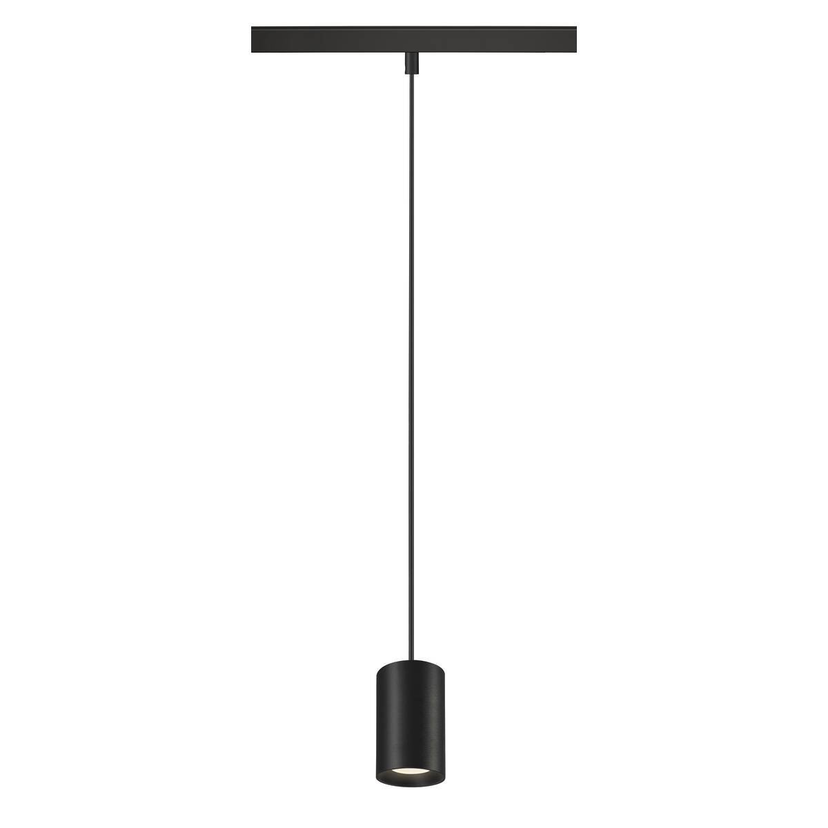 LA 1006801 NUMINOS® XS 48V TRACK DALI závěsné svítidlo, černá / černá, 8,7W, 710lm, 4000K, CRI90, 55° - BIG WHITE (SLV)