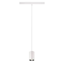 Obrázek pro produkt NUMINOS® XS 48V TRACK DALI závěsné svítidlo, bílá / chrom, 8.7W, 740lm, 4000K, CRI90, 55° - BIG WHITE (SLV)