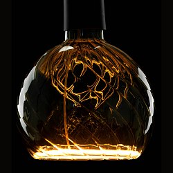 Obrázek pro produkt LED Plovoucí Globus 150 stočený LED žárovka, kouřově šedá, E27, PHASE, 6W, 1900K - BIG WHITE (SLV)