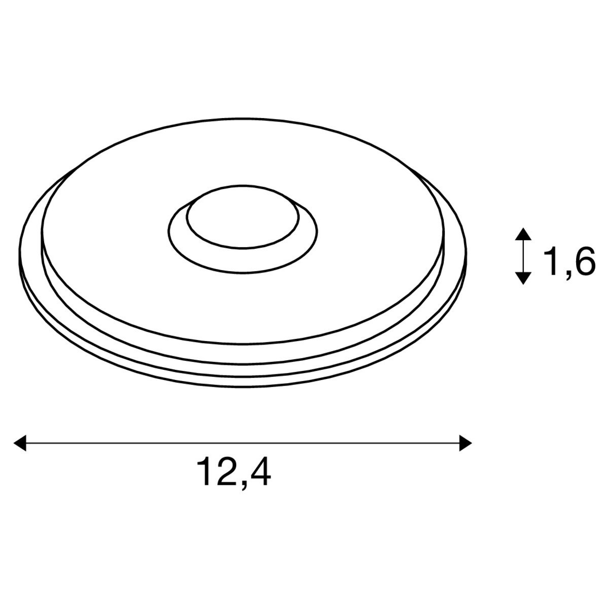 LA 1008001 BIG PLOT LED modul nerezová ocel 316L, 3000 K - BIG WHITE (SLV) (obrázek 3)