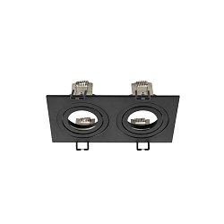 Obrázek pro produkt NEW TRIA® 155 podhledový kroužek, D: 17 Š: 9 V: 4 cm, dvousvítidlo, IP 20, černý - BIG WHITE (SLV)