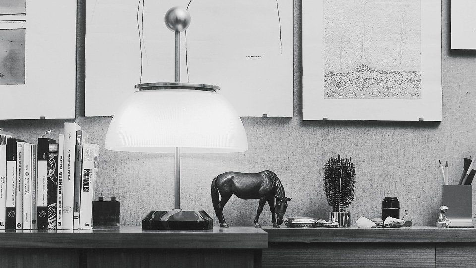AR 0026010A Stolní lampa ALFA 2x28W E14,sklo, nikl, mramor, IP20, stmívač - ARTEMIDE (obrázek 2)