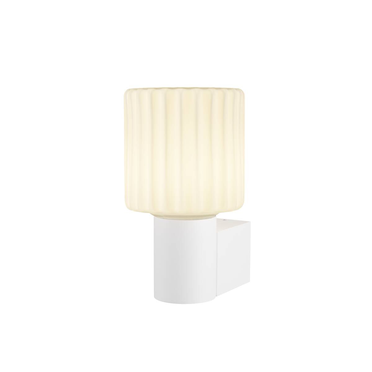 LA 1007860 Skleněné stínidlo VARYT Plisé - BIG WHITE (SLV) (obrázek 13)