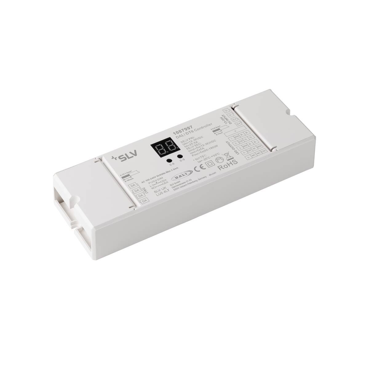 LA 1007997 Ovladač 24V LED páska, DALI, DT8, 5 kanálů - BIG WHITE (SLV)