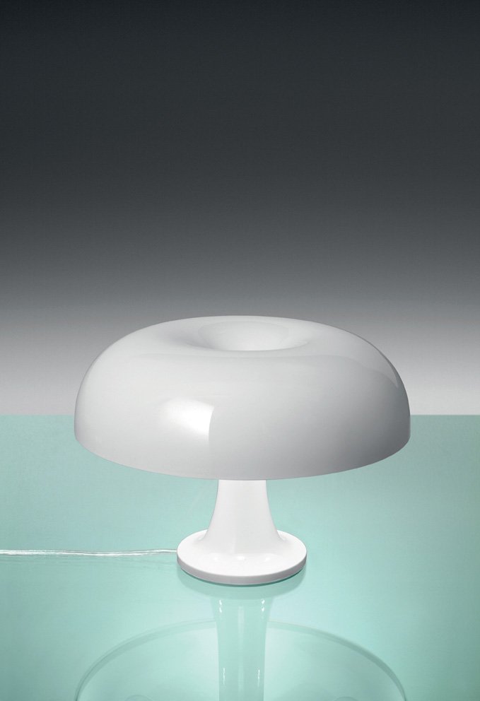 Levně AR 0039060A Stolní lampa NESSINO 4x18W bílá barva, průměr 32cm - ARTEMIDE