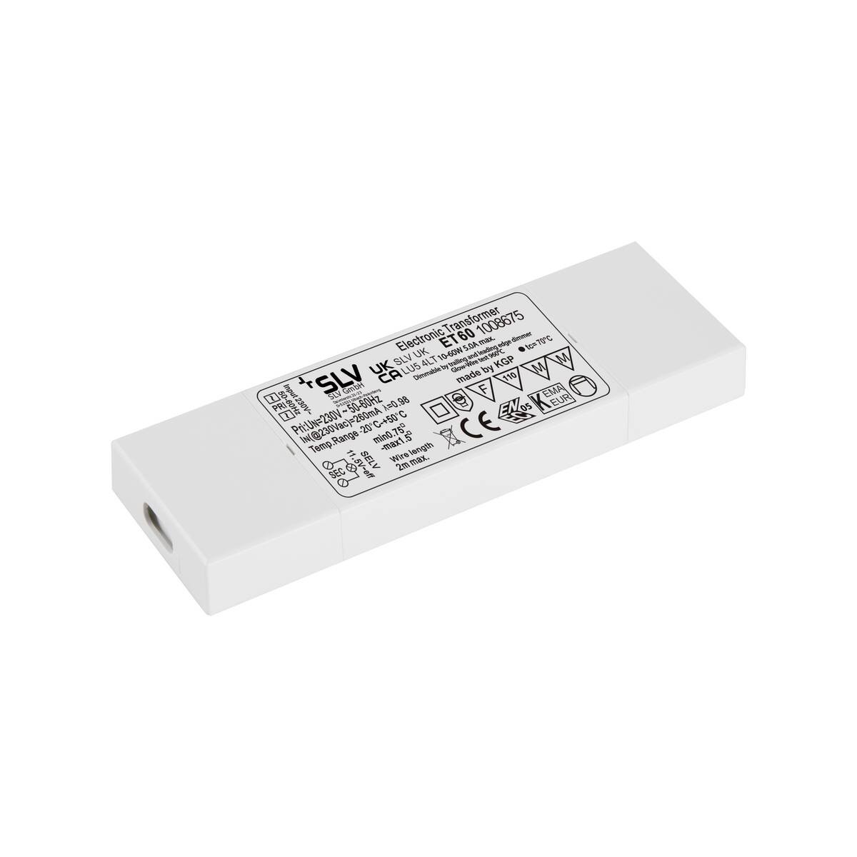 LA 1008675 LED zdroj 60W 12V, FÁZE - BIG WHITE (SLV)