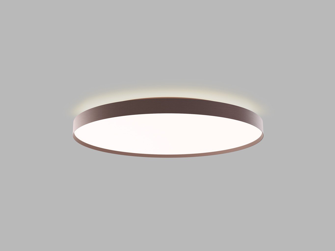 Levně LED2 1276058DT LED2 Stropní svítidlo TORO 80 P/N, CF TRIAC DIM 80+12W 3000K/4000K hnědá - LED2 Lighting