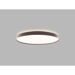 Obrázek pro produkt LED2 Stropní svítidlo TORO 80 P/N, CF TRIAC DIM 80+12W 3000K/4000K hnědá - LED2 Lighting