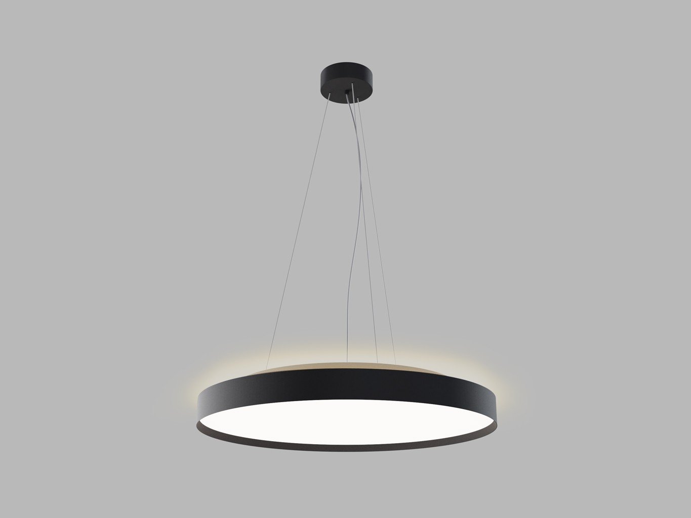 Levně LED2 3275953DT LED2 Závěsné svítidlo TORO 60 P/N-Z, B TRIAC DIM 55+10W 3000K/4000K černá - LED2 Lighting
