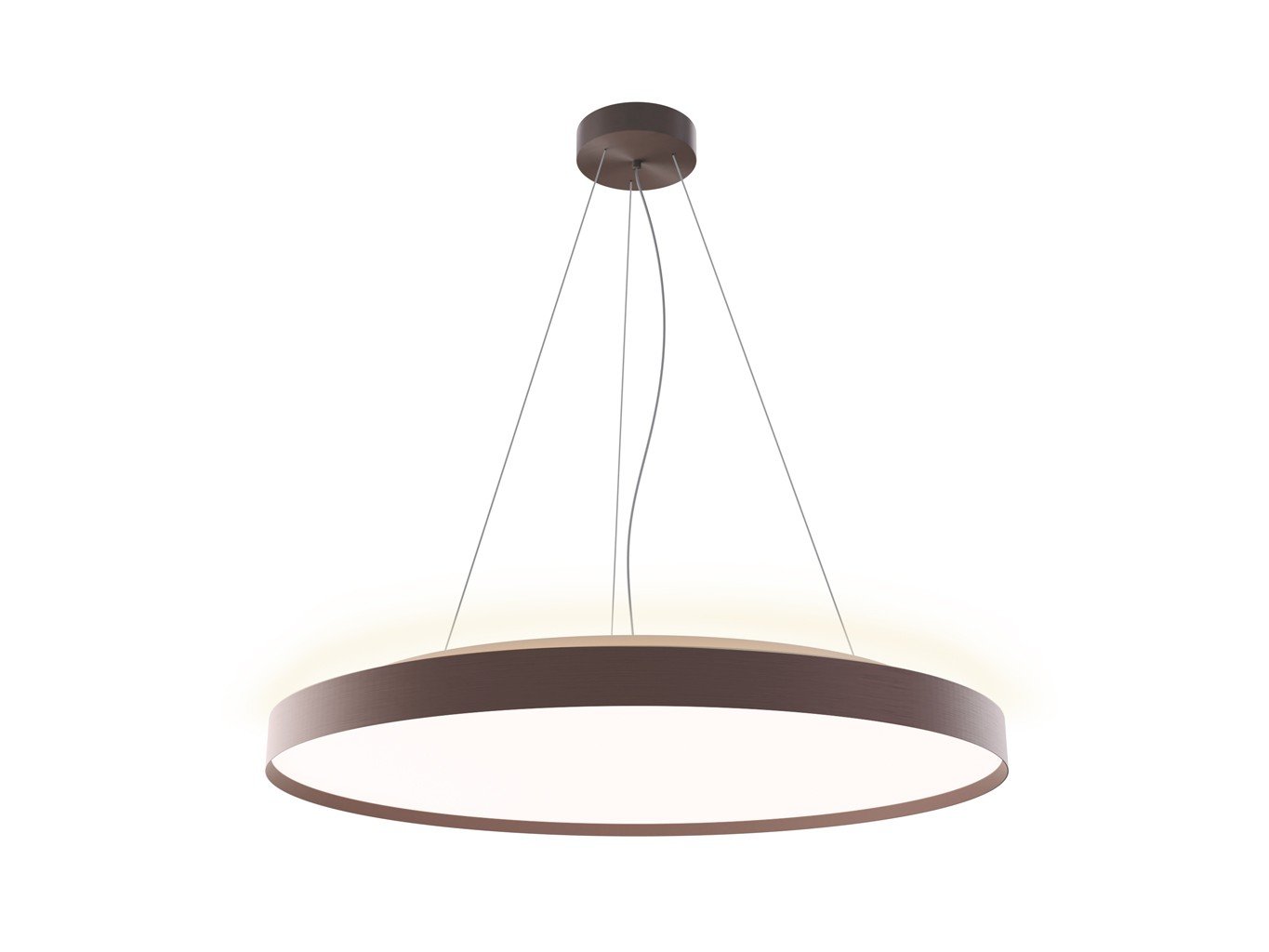 LED2 3276058D LED2 Závěsné svítidlo TORO 80 P/N-Z, CF DALI/PUSH DIM 80+12W 3000K/4000K hnědá - LED2 Lighting (obrázek 3)