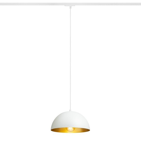 RED R14503 GLADYS 30 pro jednookr. lištu bílá/zlatá 230V E27 15W - RED - DESIGN RENDL