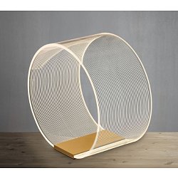 Obrázek pro produkt Stolní lampa VALENTIN LED 14W 786lm 3000K stmívatelná 27,6cm mosaz / akrylát - NOVALUCE