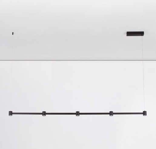 NV 9002052 Závěsné svítidlo PUIZE LED 30W 230V 2755lm 3000K černé 156cm - NOVALUCE