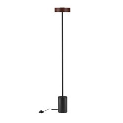 Obrázek pro produkt Stojací lampa THEA LED 17W 929lm 3000K černá / dřevo / zlatá 135cm - NOVALUCE