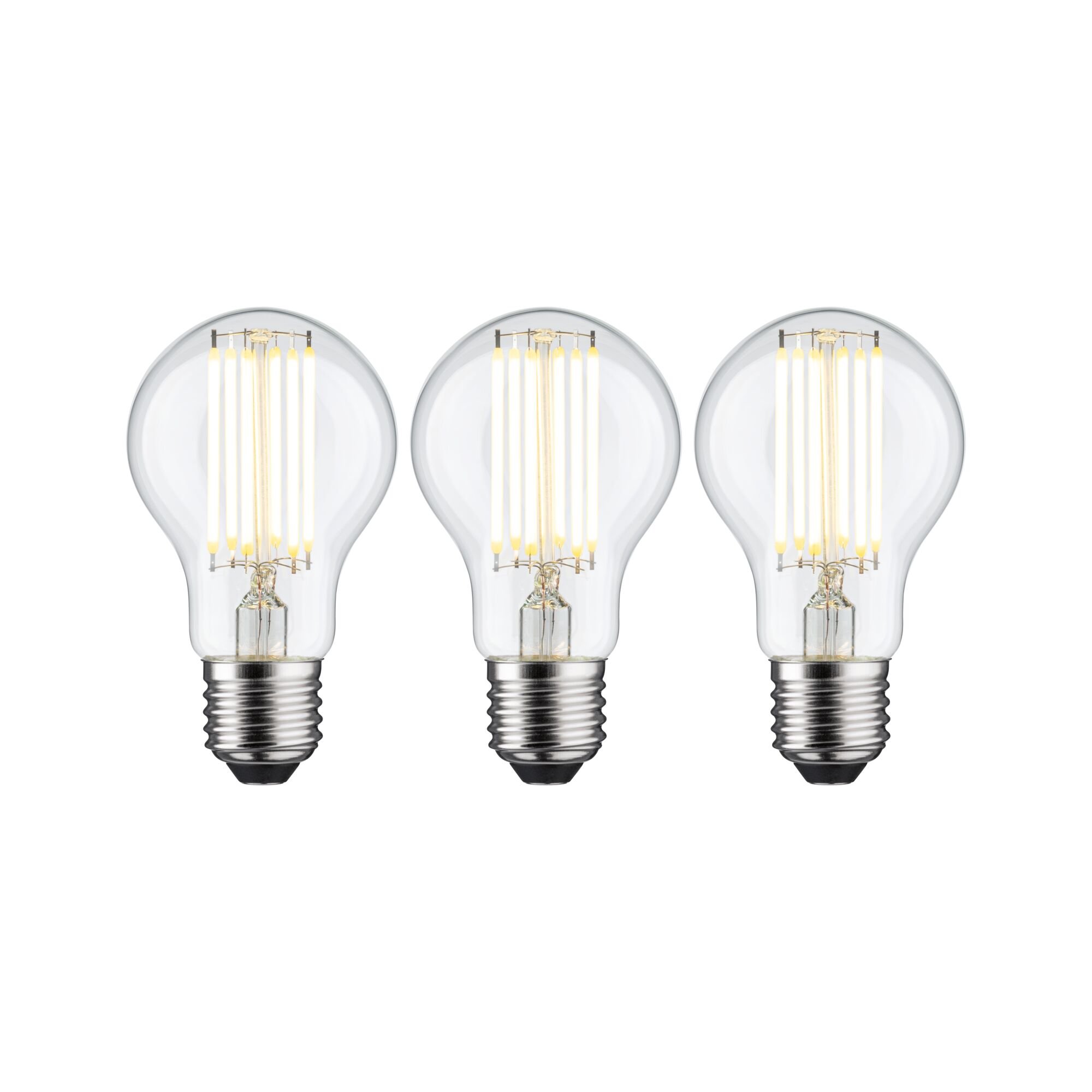 P 29220 Eco-Line Filament 230V LED žárovka E27 3ks-sada 5W 3000K čirá - PAULMANN