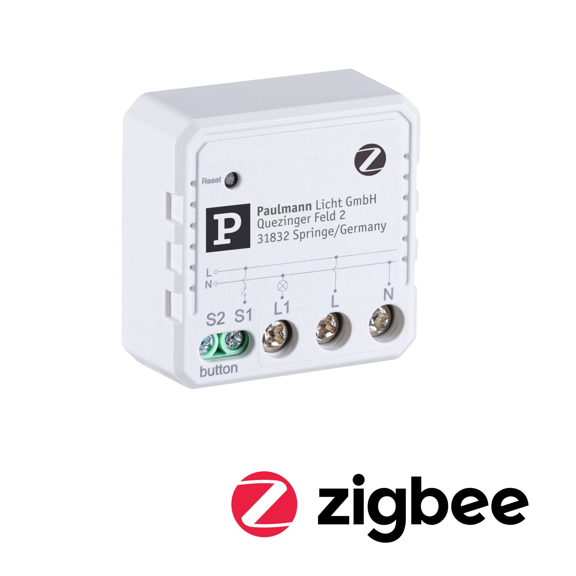 P 50139 Aktor Smart Home Zigbee 3.0 On/Off bílá - PAULMANN