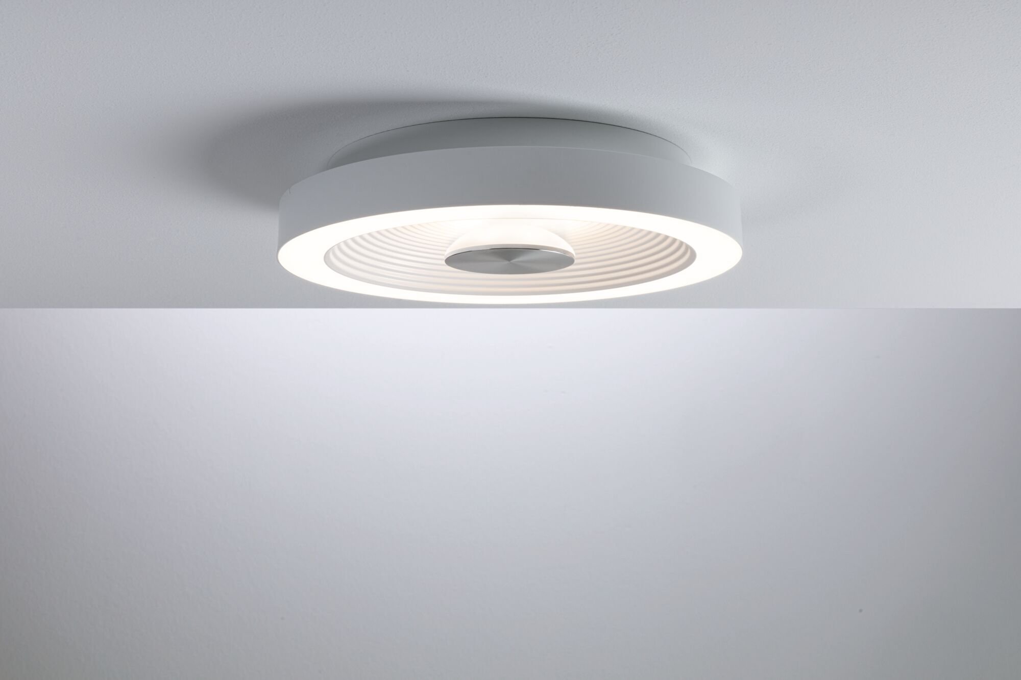 P 71177 LED stropní svítidlo Volea IP44 3000K / 230V 3,5 / 13W stmívatelné bílá/stříbrná - PAULMANN (obrázek 4)