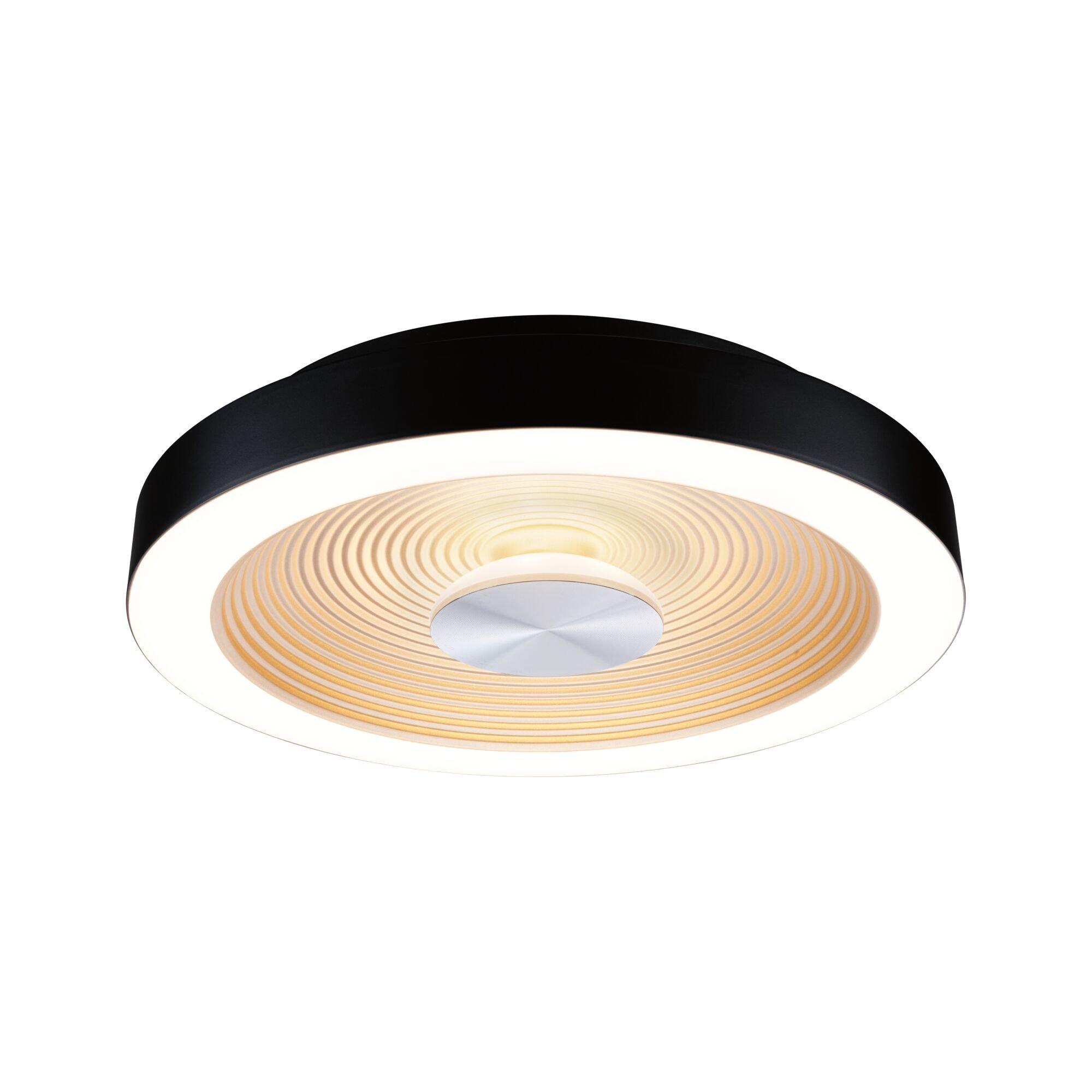 P 71178 LED stropní svítidlo Volea IP44 3000K / 230V 3,5 / 13W stmívatelné černá/zlatá - PAULMANN