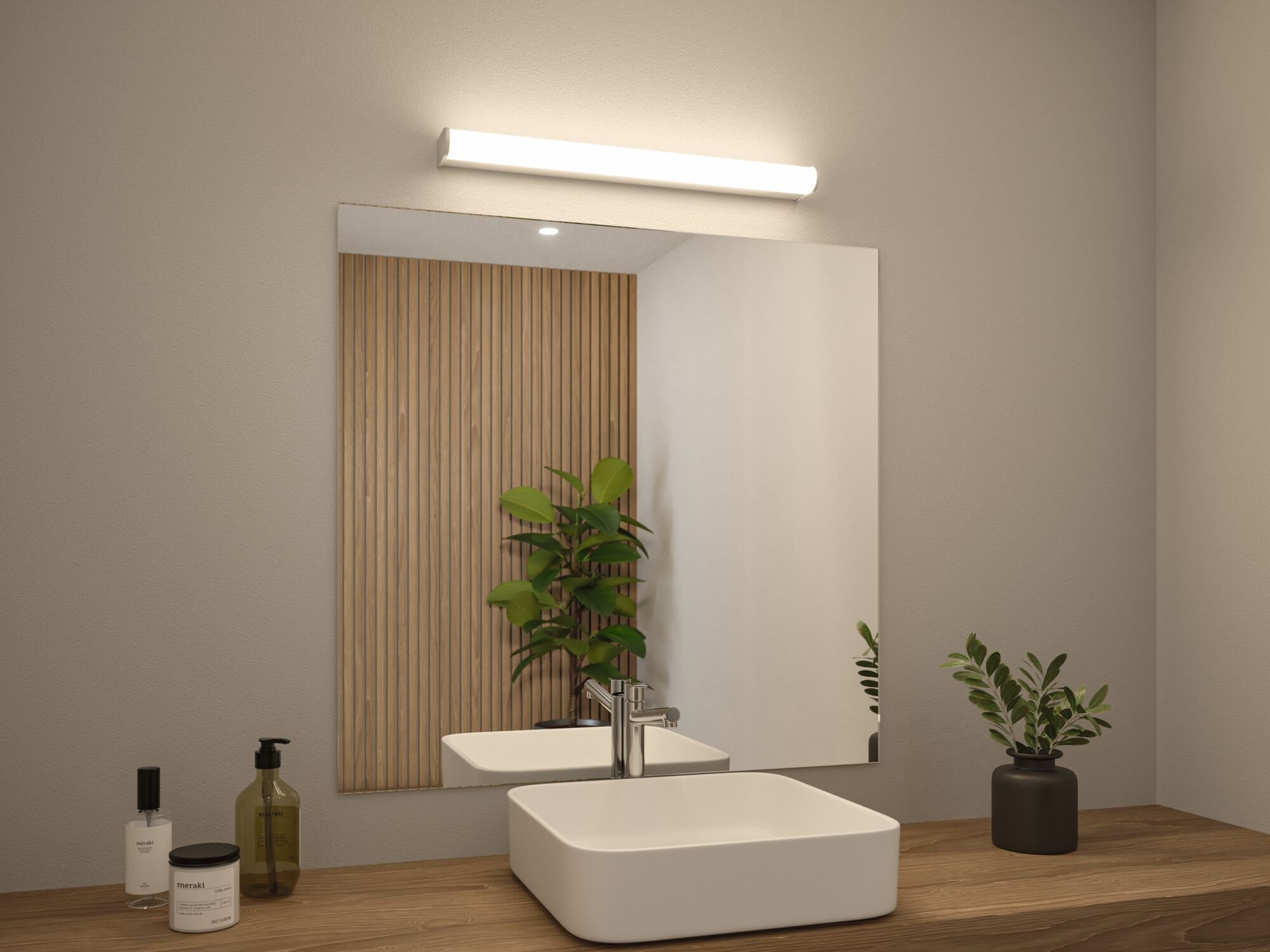 P 71210 Selection Bathroom LED nástěnné svítidlo Arneb IP44 3000K 230V 12,5W chrom - PAULMANN (obrázek 4)