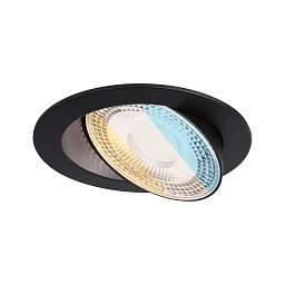 Obrázek pro produkt LED vestavné svítidlo White Select Aumus spot kruhové 105mm 90° 5W 230V stmívatelné 2700 - 6500K černá - PAULMANN