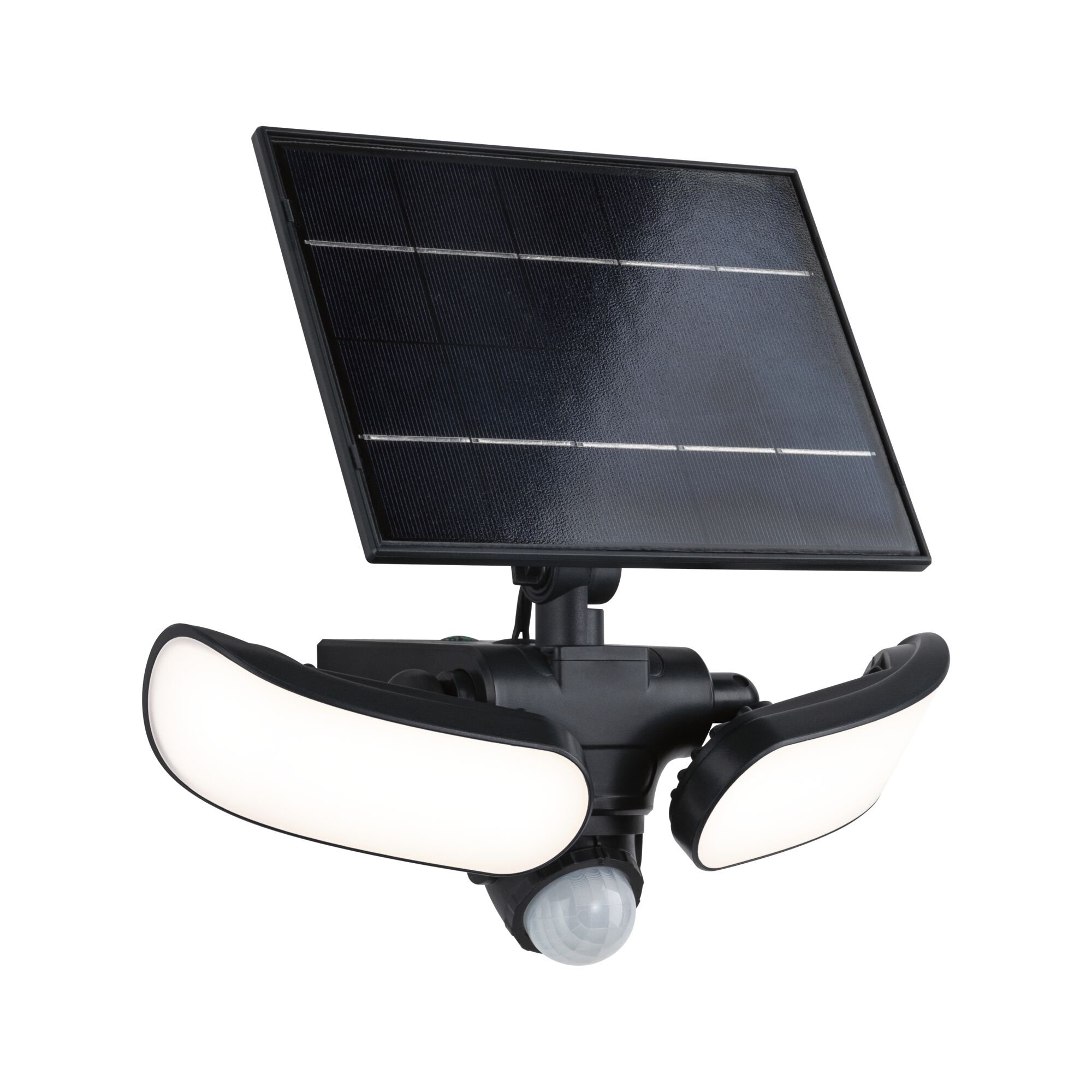P 94610 Solární LED osvětlení zdí Sonlig pohybové čidlo (IR) IP65 hranaté 286x137mm 3000K 2x9W antracit umělá hmota - PAULMANN