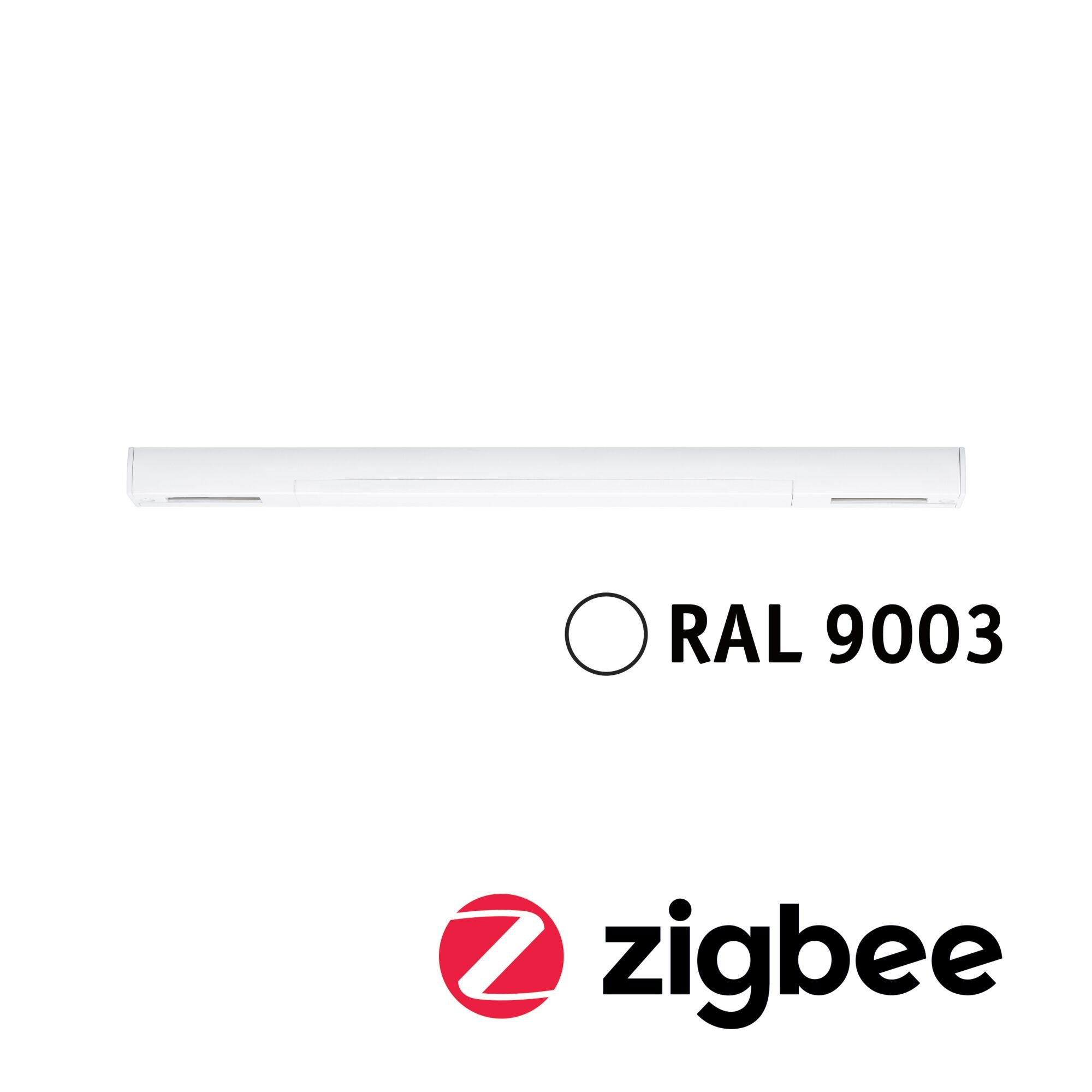 P 95668 URail středové napájení 304x21mm max. 100W bílá - PAULMANN