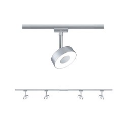Obrázek pro produkt URail LED lištový spot Circle základní sada 4x5,3W 2700K 230V matný chrom/chrom - PAULMANN
