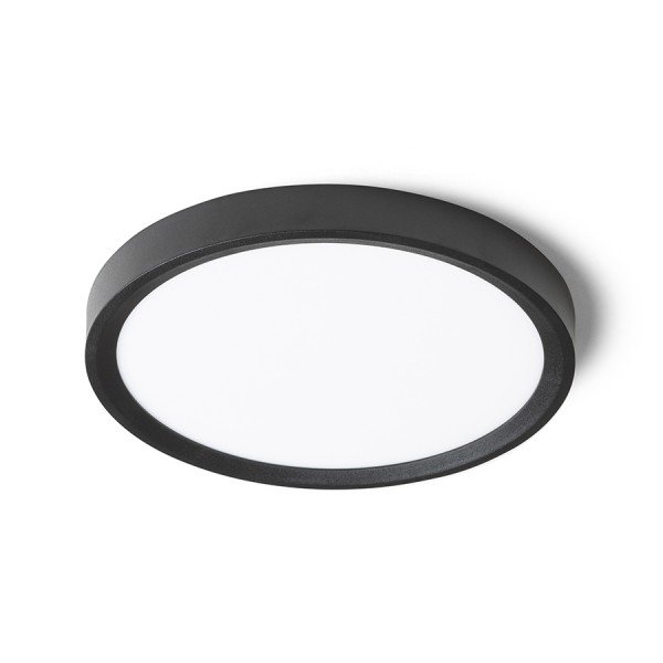 Levně RED R14303 LANA 23 přisazená černá plast 230V LED 18W 3000K 4000K 6000K - RED - DESIGN RENDL