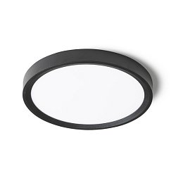 Obrázek pro produkt LANA 23 přisazená černá plast 230V LED 18W  3000K 4000K 6000K - RED - DESIGN RENDL