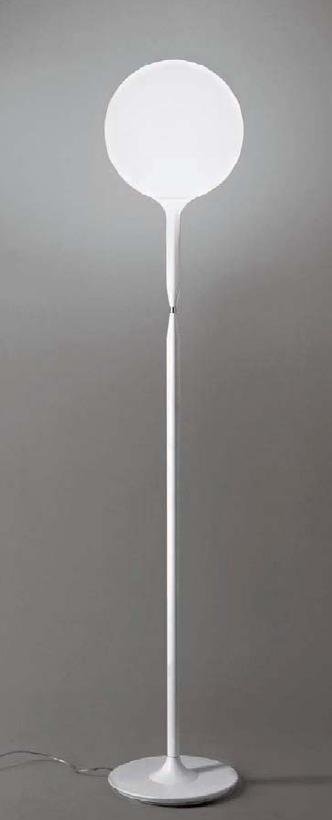 Levně AR 1055010A Stojací lampa Castore 35 max. 150W stmívač, sklo, bílá - ARTEMIDE