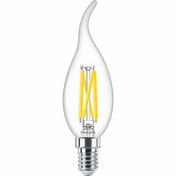 Obrázek pro produkt Žárovka Philips MASTER LEDCandle DT 3,4 (jako 40W) E14 927 BA35 CL G 470lm dim-to-warm 2200-2700K  (929003013082) - PHILIPS