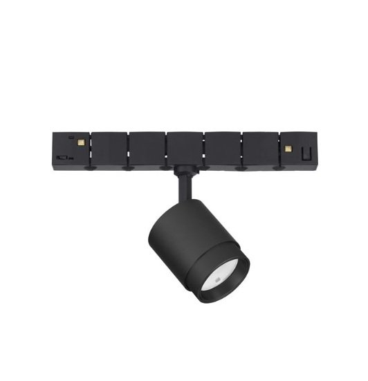NV 9010101 AKCE - Svítidlo do magnetické lišty BREDA černé 10W DC48V 3000K IP20 - NOVA LUCE