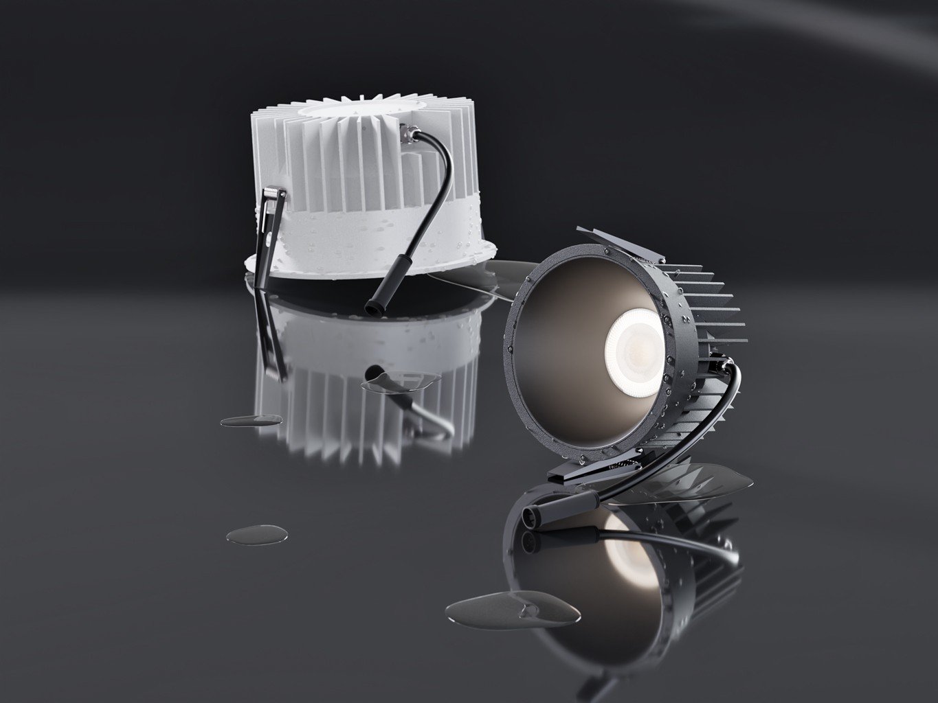 LED2 2095241D LED2 Zápustné venkovní svítidlo VIGO M, W DALI/PUSH DIM 29W 4000K bílá - LED2 Lighting (obrázek 4)
