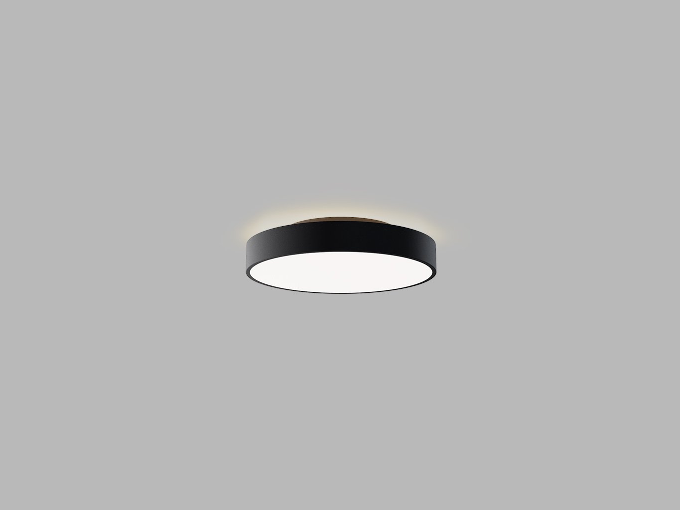 LED2 1275553D LED2 Stropní svítidlo RINGO II 40 P/N, B DALI/PUSH DIM 32+8W 3000K/4000K černá - LED2 Lighting