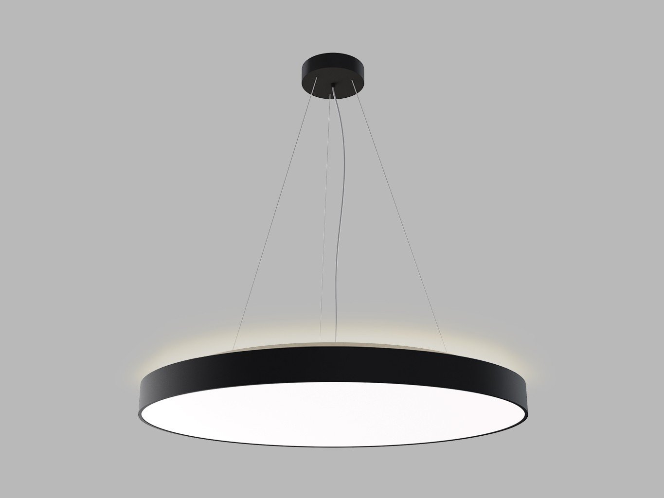 LED2 3275753D LED2 Závěsné svítidlo RINGO II 80 P/N-Z, B DALI/PUSH DIM 80+12W 3000K/4000K černá - LED2 Lighting