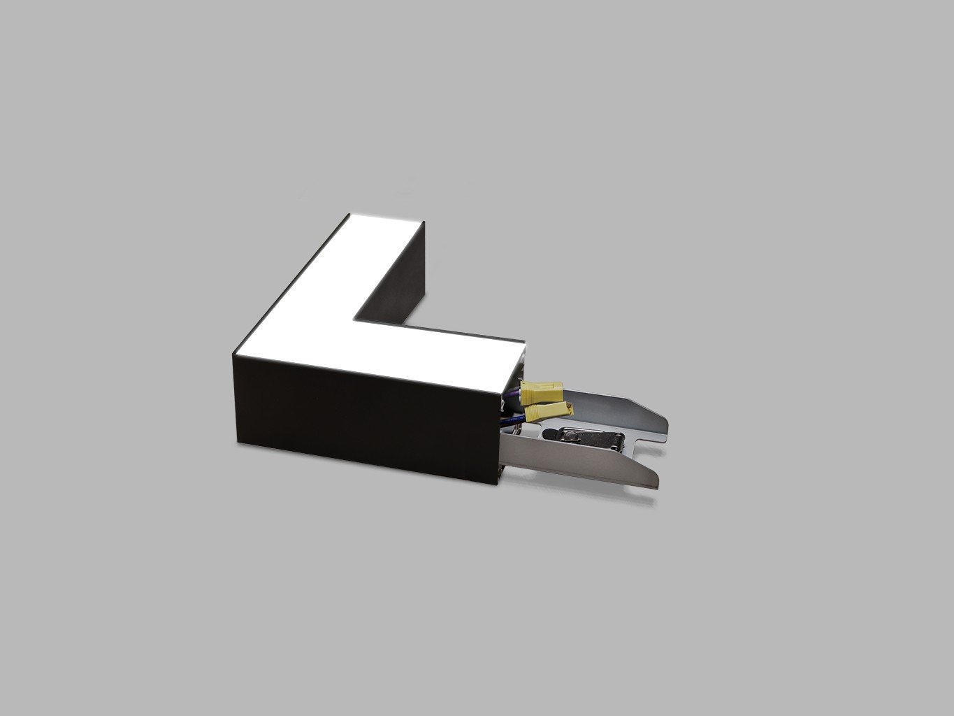 LED2 6315353D LED2 LINO II LIGHT CORNER, B DALI/PUSH 12W 3000K-4000K černá - LED2 Lighting