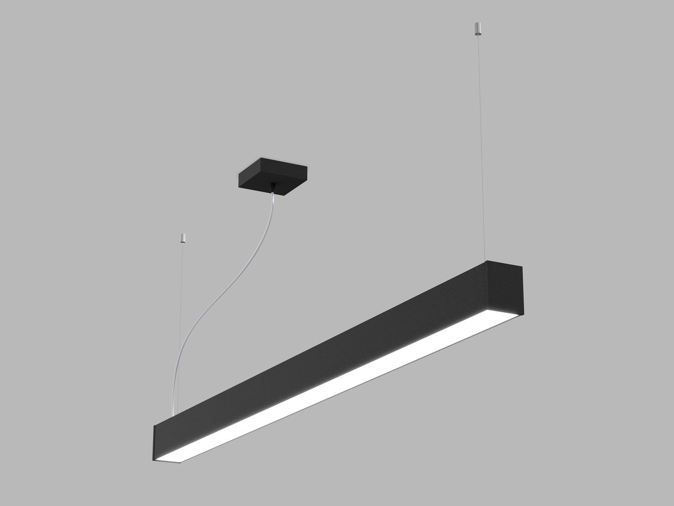 LED2 3238153D LED2 Závěsné svítidlo NOLI II 120 P-Z, B DALI/PUSH 40W 3000K/3500K/4000K černá - LED2 Lighting