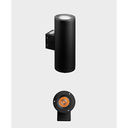 Obrázek pro produkt VÝPRODEJ VZORKU - Nástěnné svítidlo SAFIRO DUE 106x70mm tmavě šedé 7W 3000K - Kohl Lighting