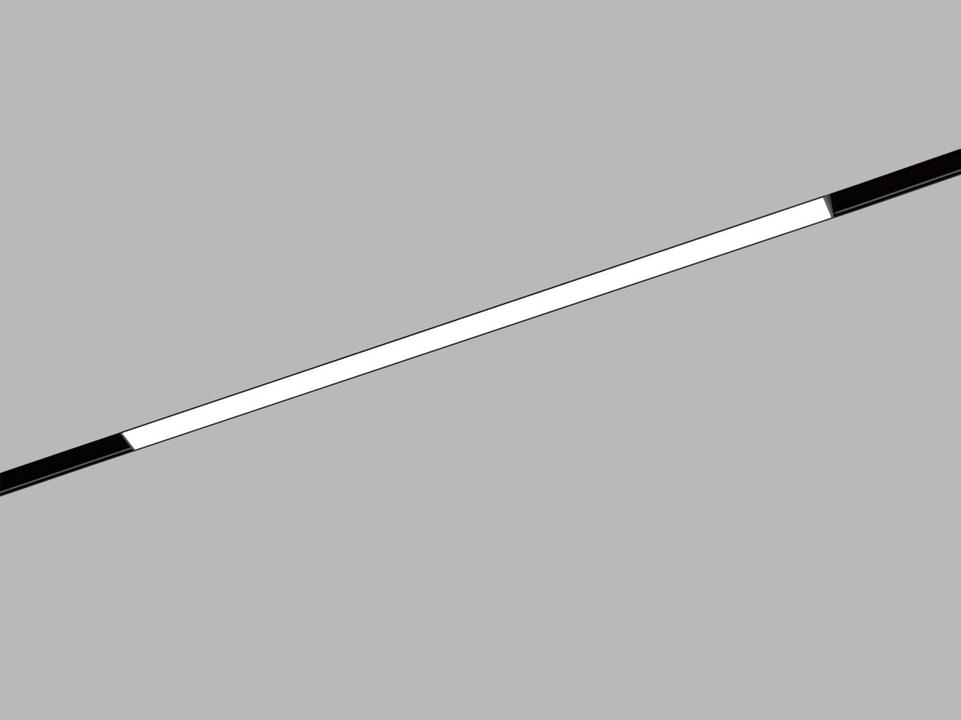 LED2 6481153D VÝPRODEJ LED2 Lištové svítidlo MAGLINE II 60, B DALI 24W 3000K/3500K/4000K černá - LED2 Lighting