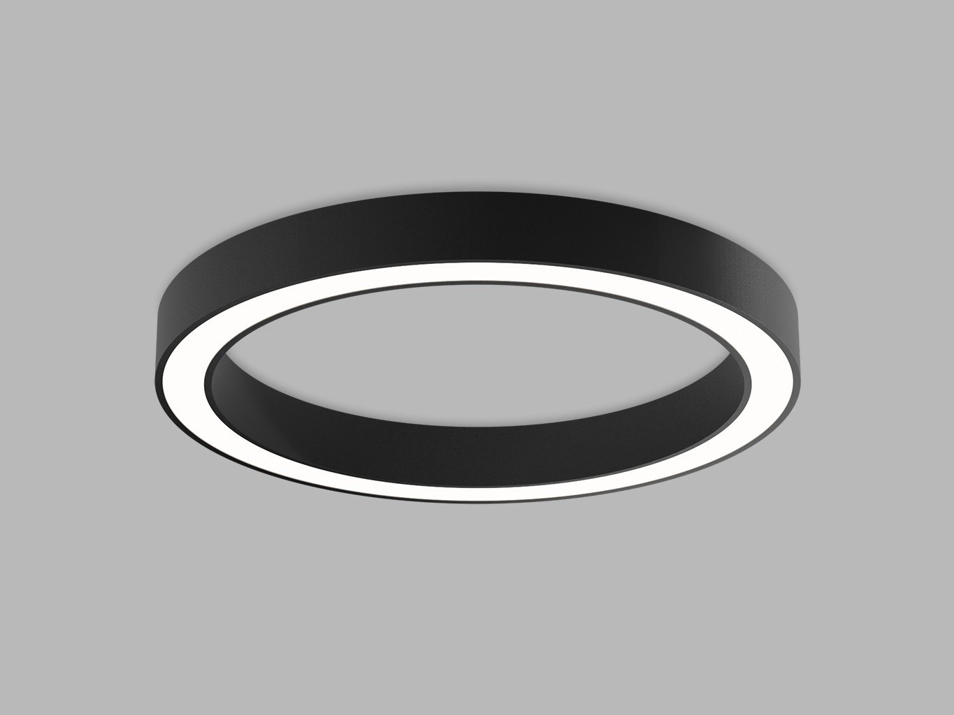 Levně LED2 1273753DTW LED2 Stropní svítidlo SATURN SLIM 80, B DALI TW/PUSH TW 60W 3000K-4000K černá - LED2 Lighting