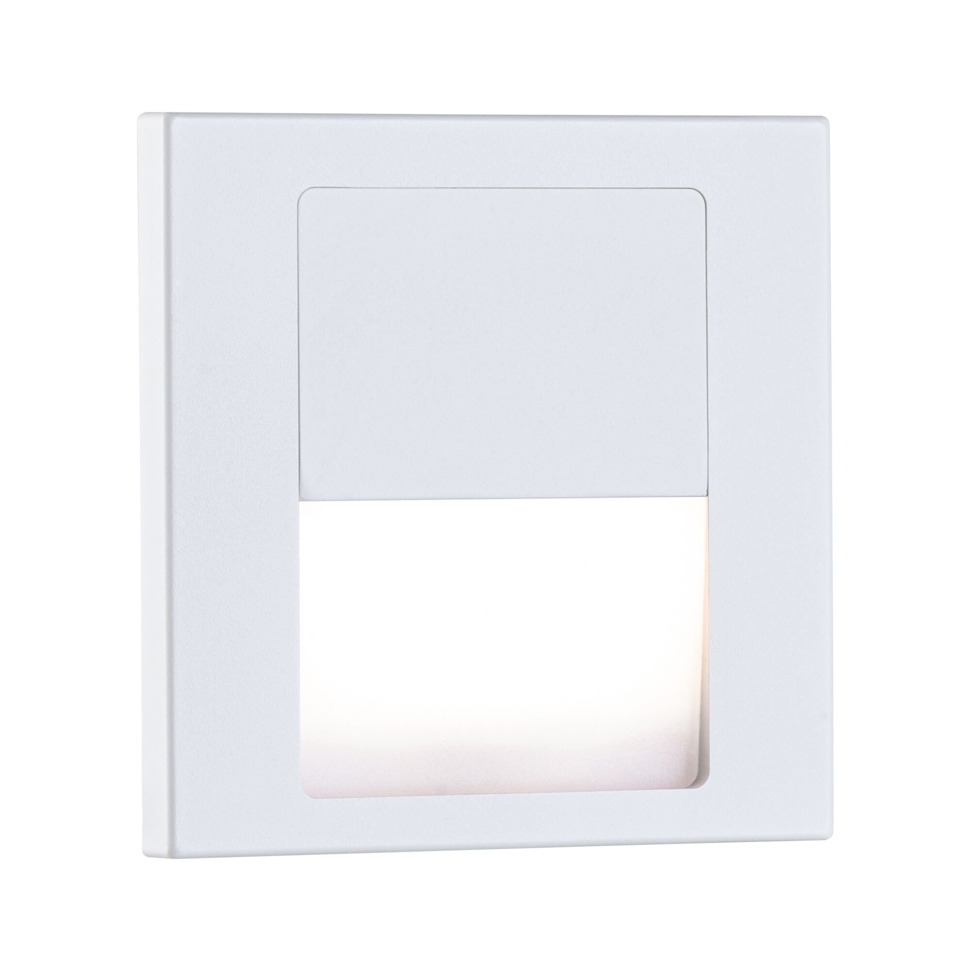 P 79999 LED vestavné svítidlo do zdi Tsaro hranaté 80x36mm 1W 230V 2700K bílá mat - PAULMANN