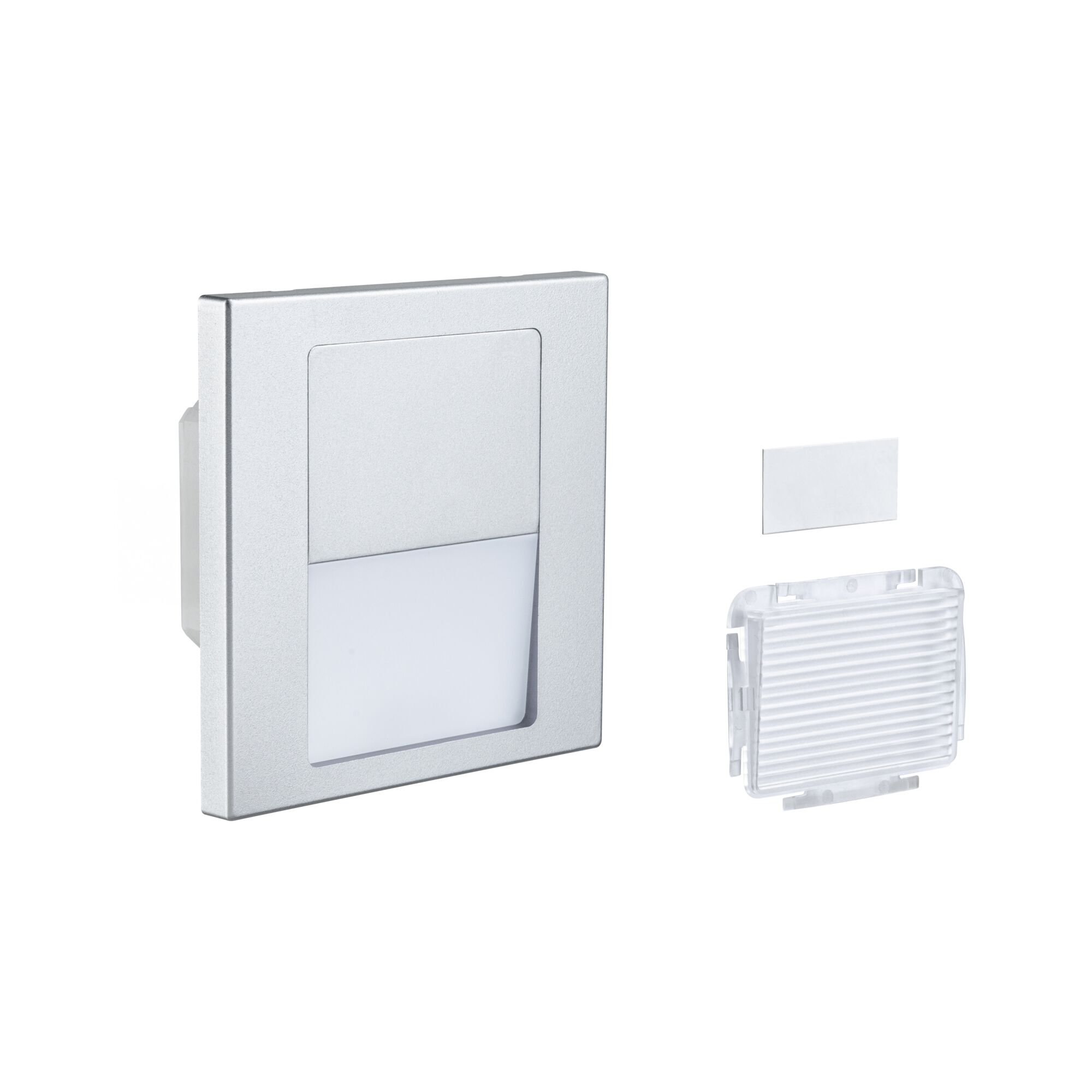 P 80000 LED vestavné svítidlo do zdi Tsaro hranaté 80x36mm 1W 230V 2700K matný chrom - PAULMANN (obrázek 12)